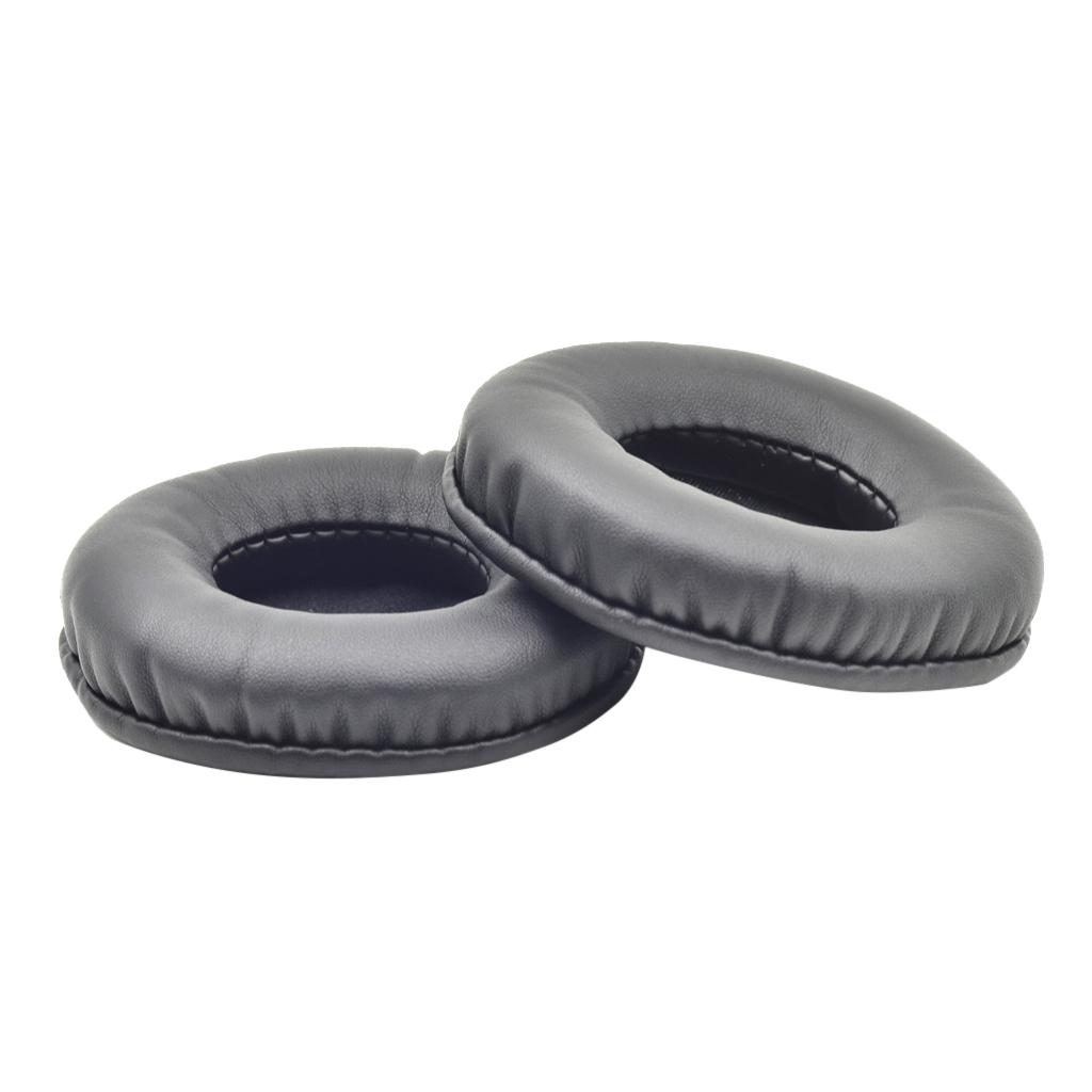 Earphone Cushions Ear Pads Earmuff Pillow Cover Noise Canceling Headphones Sleeve Fit for MDR-XD100 Leather Ear Pads 2x