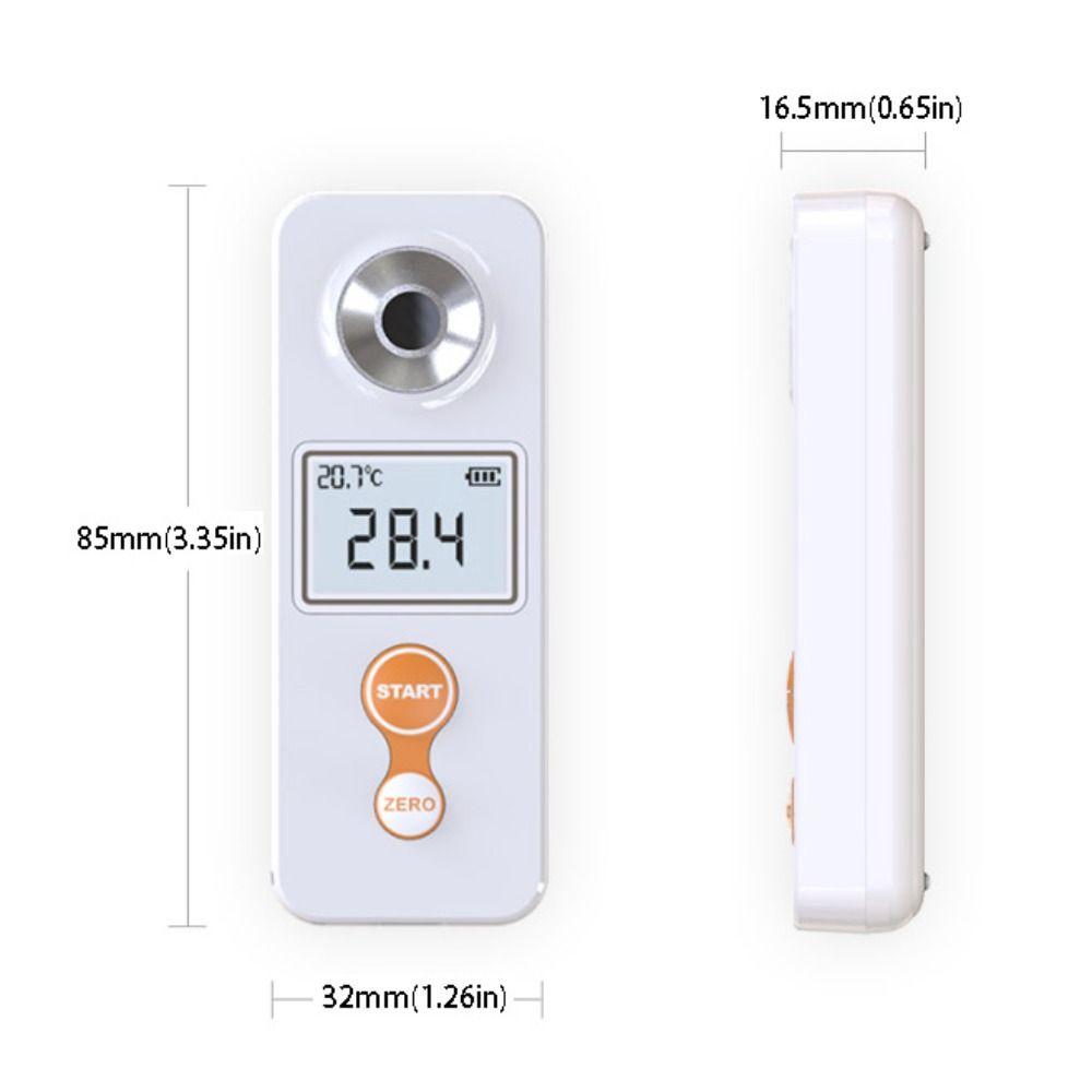 Handheld Sugar Refractometer High Precision Refractometer Sugar Concentration Tester Household