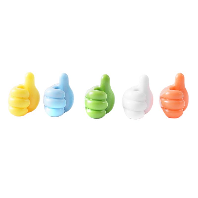 Thumb Hook Cable Organizer: Cute, Creative, No-Trace Adhesive Wire Holder