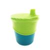 PROMOTION Silikids Cup with Removable Spout Teal/Lime