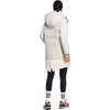 adidas Damen Daunenmantel mit abnehmbarer Kapuze Lange Länge Damenmäntel Weiß HN2114