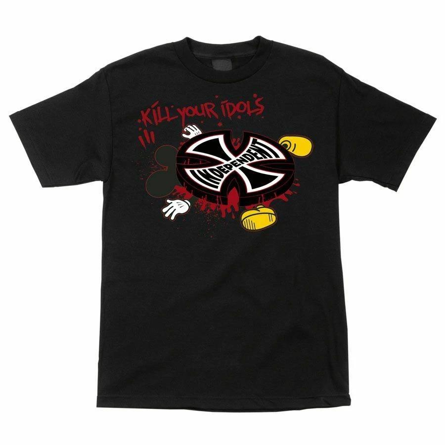 Independent Trucks KILL YOUR IDOLS Skateboard T Shirt BLACK XXXL
