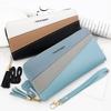 Splicing Women Wallets Cute Fashion Multifunctional Clutch Long Female Wallet Card Holder PU Leather Women's Purses