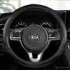 Housse de Volant de Voiture en Cuir PU pour Kia Ceed Sportage Picanto Cerato Seltos Soul Stonic Stinger Rio 3 4 5 Accessoires Auto