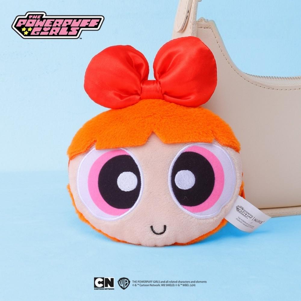 Genuine The Powerpuff Girls Coin Purses Blossom Bubbles Cartoon Plush Toy Lipstick Portable Storage Bag Earphone Bag Girls Gifts