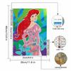 Full Round Diamond Painting Lovely Woman Art Rhinestone Picture Mosaic DIY 5D Cross Stitch Embroidery Home Decoration