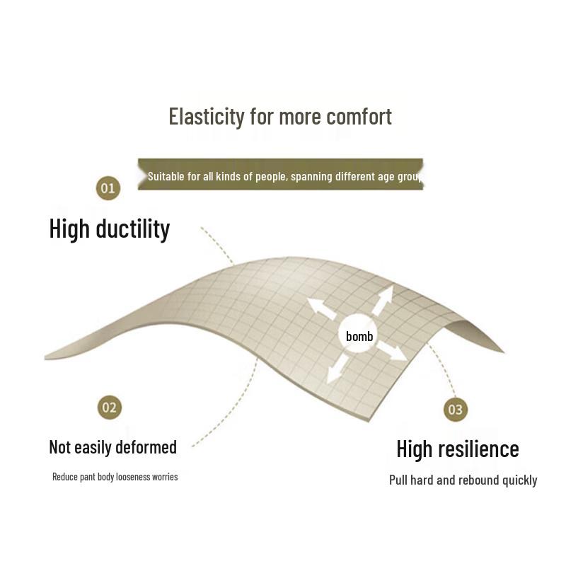 Homlean Herren Vintage Gewaschene Lockere Weitbeinjeans HS19