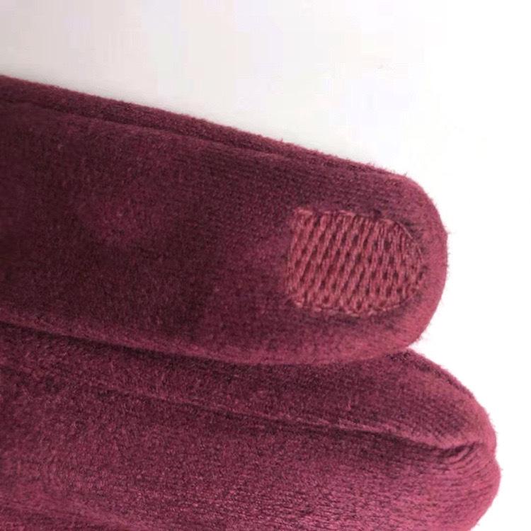 Guanti da Ciclismo Invernali in Pelle Scamosciata Touchscreen da Donna: Caldo, A prova di freddo, Con bottoni, Design a dita divise