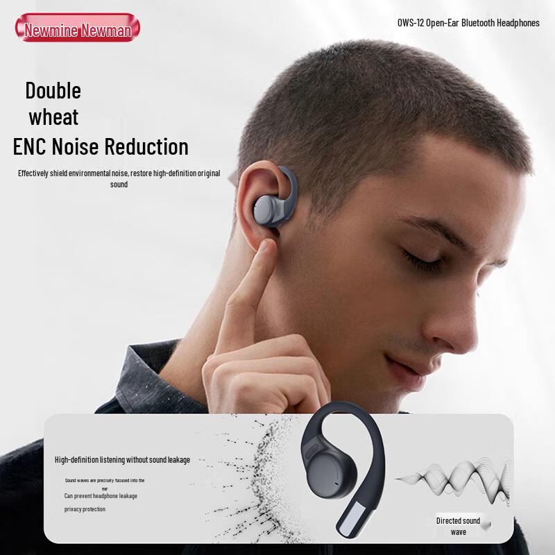 Newmine OWS-12 Open-Ear Wireless Sports Earbuds