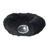 Plush Cat Tunnel Bed with Hanging Balls Washable Indoor Kittens Donut Tunnel Toy Small Large Cats Pets Round Peekaboo Cave Play Tunnel Pet Supplies