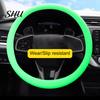 Sunburn Protection For Steering Wheel Universal Silicone Cover Elastic Waterproof High-Quality Car Accessory with Soft Texture Decoration Heat