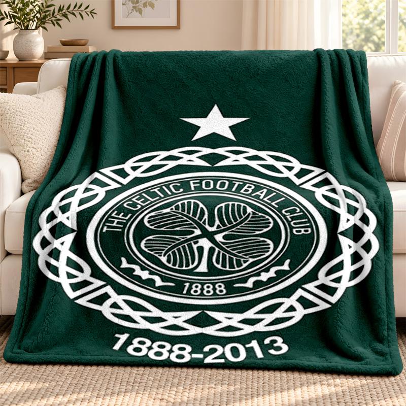 Celtic Football Club blanket Flannel Blanket Soft Cozy Plush Throw for Sofa Bed Lightweight Home Decoration Outdoor camping