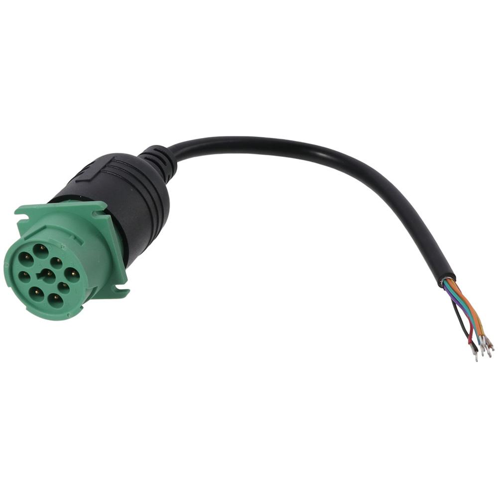 

Зеленый провод диагностики и обнаружения. J1939. Пигтейл. Кабель с открытым концом. Диагностический прибор с открытым проводом.