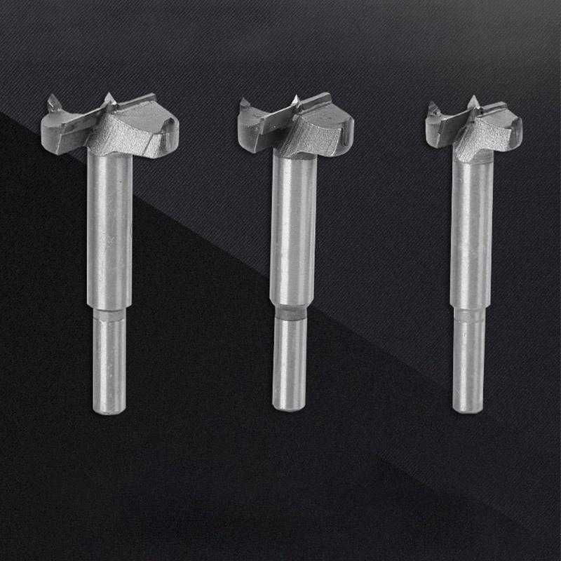 High-precision Forstner Wood Boring Hole Saw Auger Opener Triangular Cutter Tool Drill Bit For Smooth Drilling