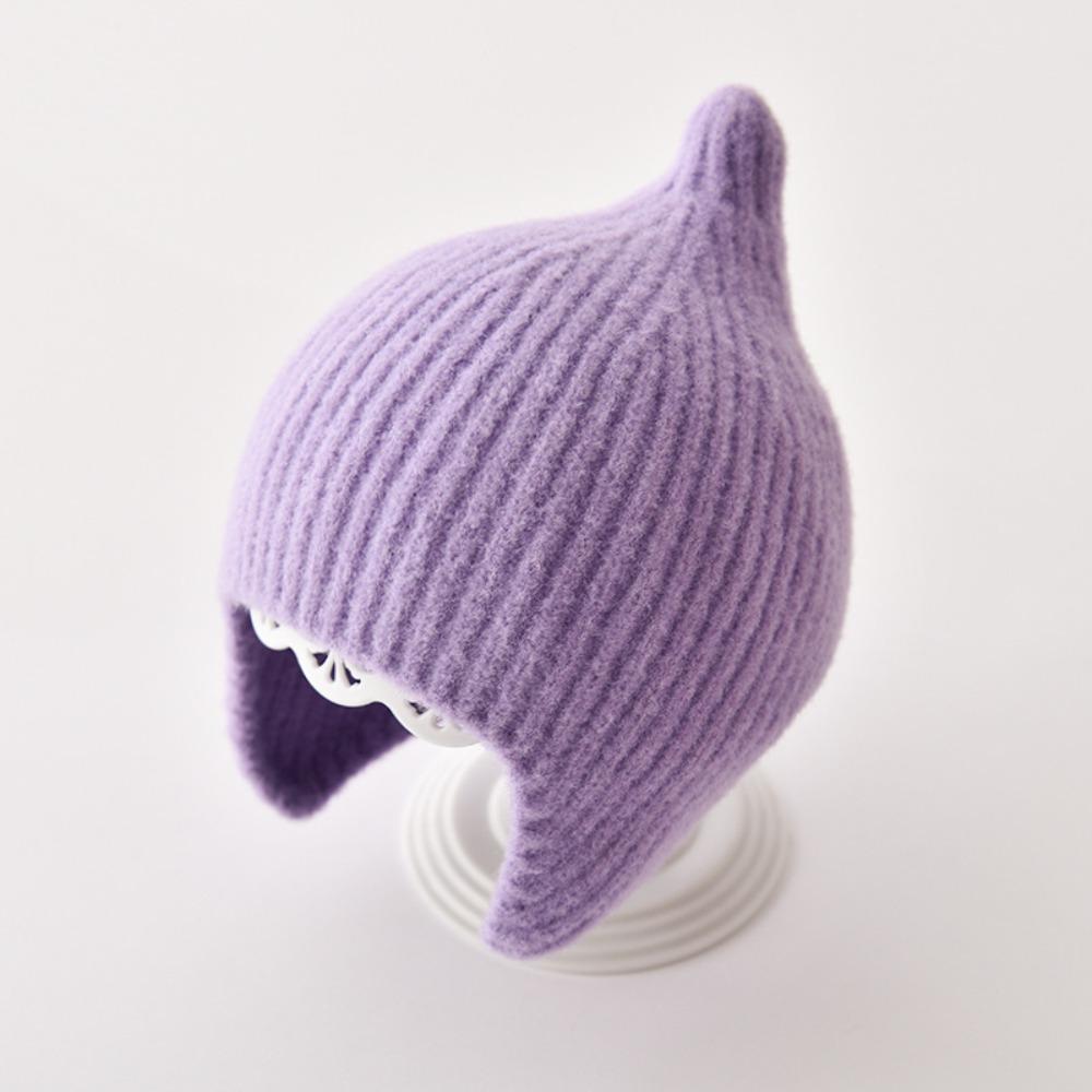 Autumn Winter Ear Protection Hat Soft Earflap Cap Fashion Beanies  for Baby