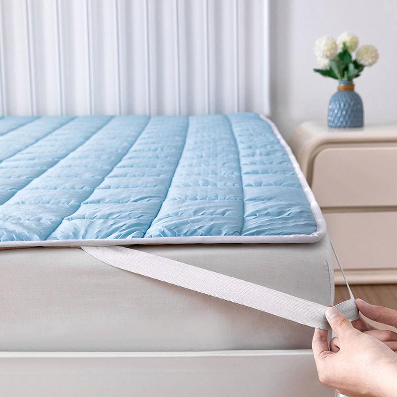 Silk Enjoy PCM Temperature-Controlled Double-Sided Mattress Topper, Machine Washable, 4 Seasons Use, Student Dorm Pad.