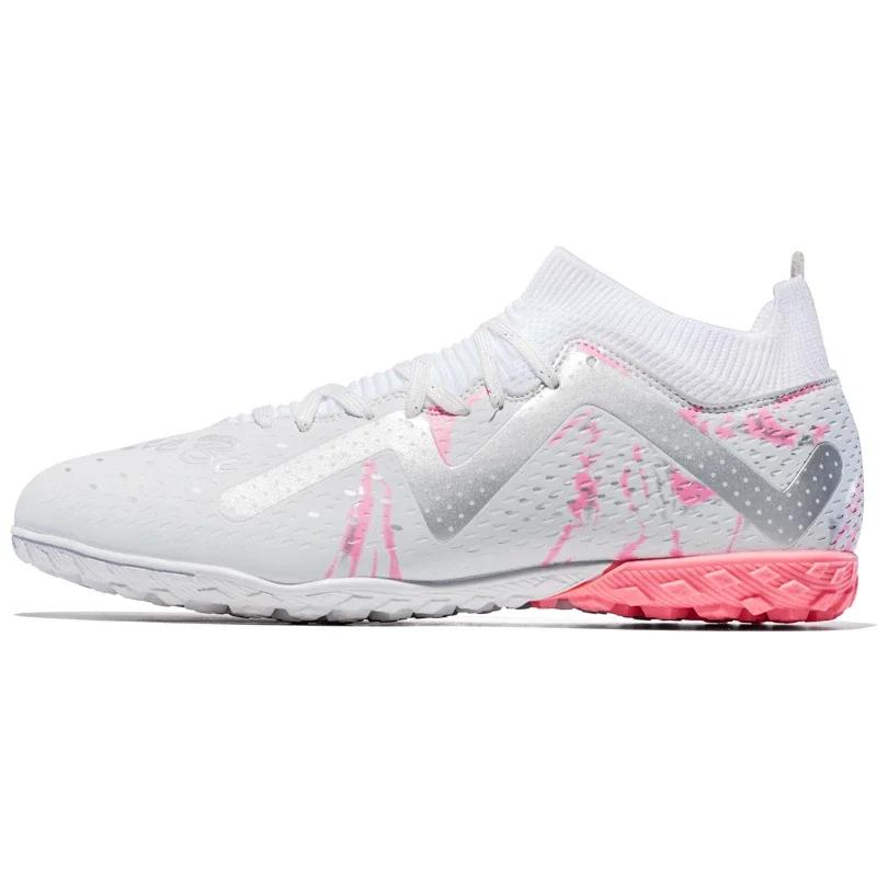 Professional Soccer Shoes Men Anti-slip Lace-up Long Sports Shoes Men Grass Wear-resistant Ultra-light Football Boots Men