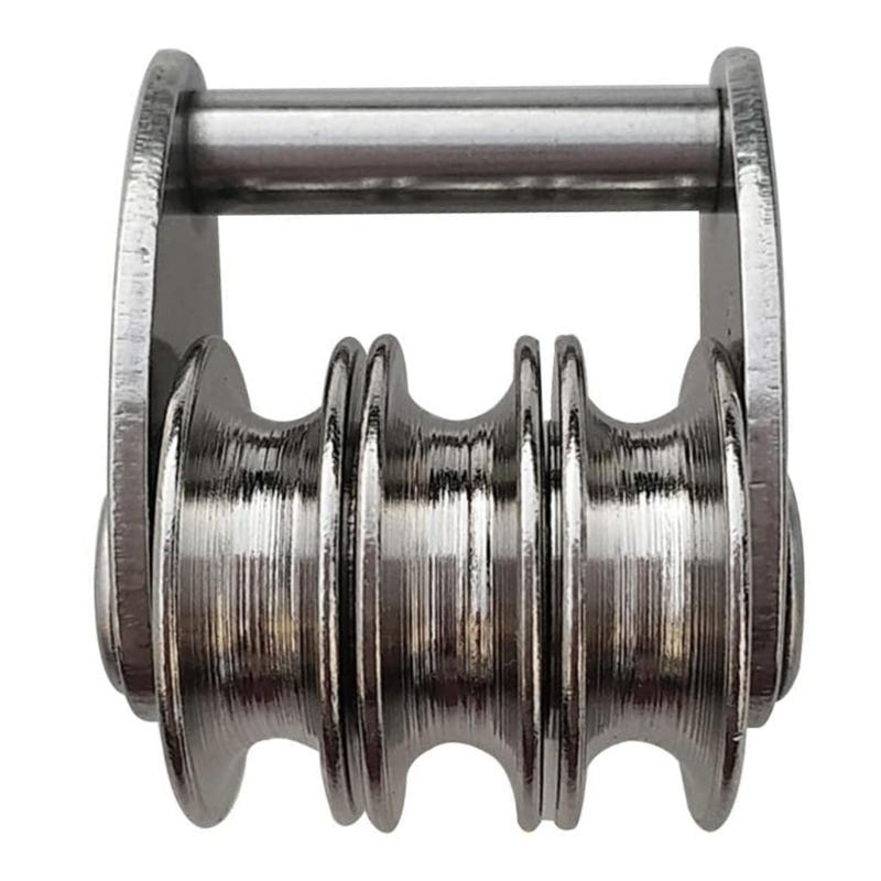 

Stainless Steel Windsurfing Sail Pulley 3 Roll Wheel Windsurfing Sail Tacks Triple Pulley Wheel Windsurfing Hardware 1
