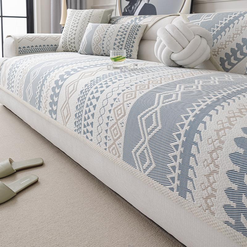 Bohemian Cool Doudou Sofa Cover  New Summer Mat Seat Cushion Non-Slip And Anti-Cat Scratch Sofa Cushion