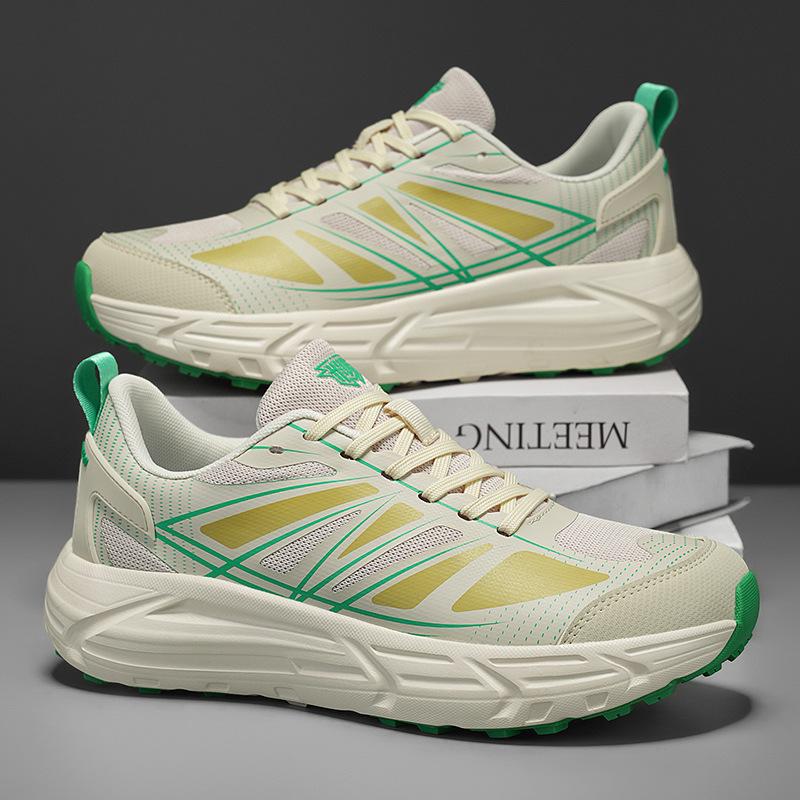 

Мужская обувь большого размера легкая и дышащая повседневная спортивная обувь для улицы толстая подошва износостойкая модная амортизирующая обувь для бега мужчины 47 бежевый