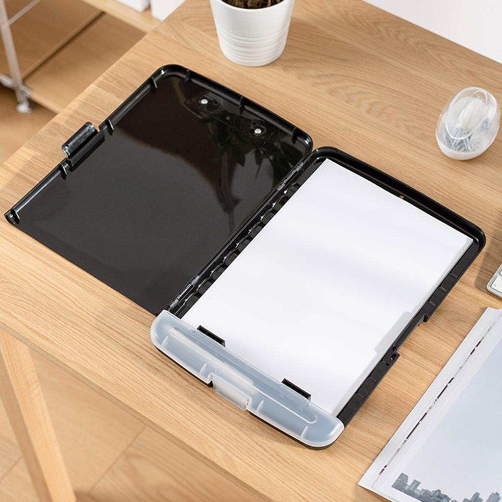 Multi-functional File Folder Desktop Test Paper Organizer Office Document Board Folder Storage Box Writing Board, Office