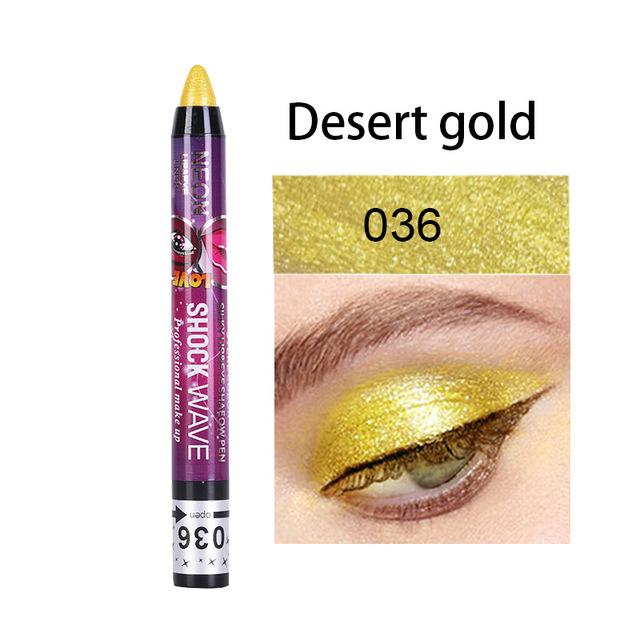 36 Colors Long -Lasting Eyeshadow Pencil Waterproof Pigment Blue Brown Black Eyeliner Pen Women Fashion Color Eye Makeup Cosmetic