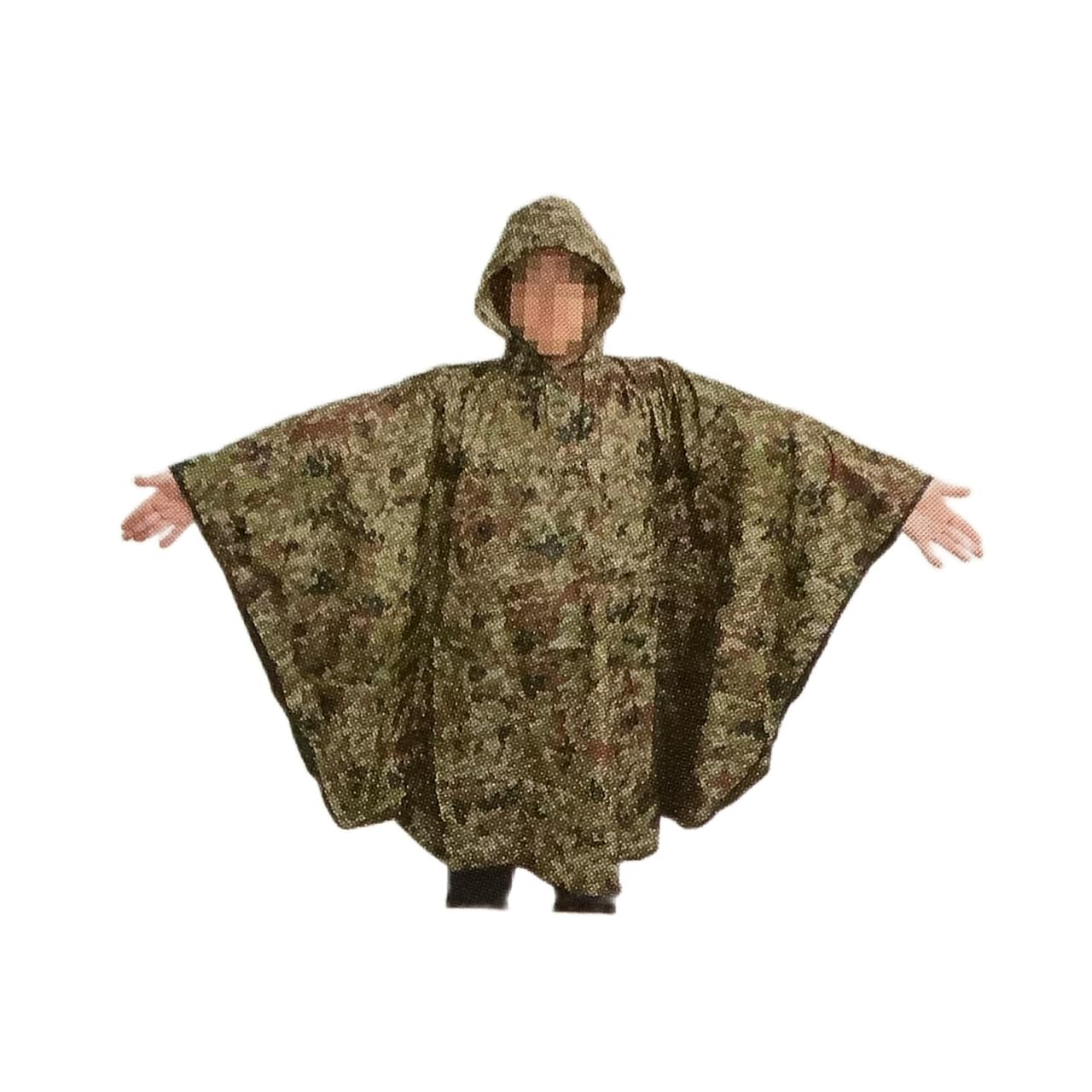 

Ground Force Камуфляжне пончо PX Item Дощовик Showa Equipment Велосипедний дощовик Дощове спорядження Сумка для зберігання [CIWS] Самозахист Чоловіче