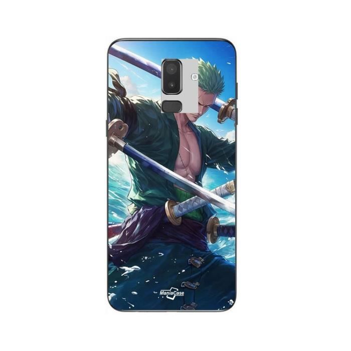 Samsung Galaxy J8 2018 Case One Piece Roronoa Zoro Sword Manga Anime Maniacase