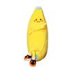 Banana Man Throw Pillow with Legs Banana Doll Fruit Plush Toy Long Pillow Doll Hug Sleeping Doll