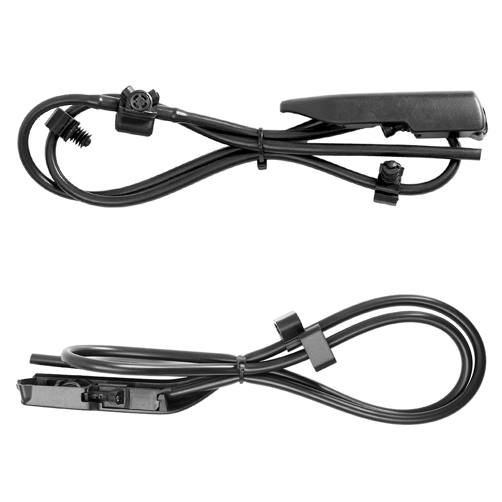 

2 шт./компл. Форсунка омывателя лобового стекла, шланг для подачи воды, деталь для модернизации или замены для Tesla Model Y 3 2017-2026 1628230-02-A чёрный