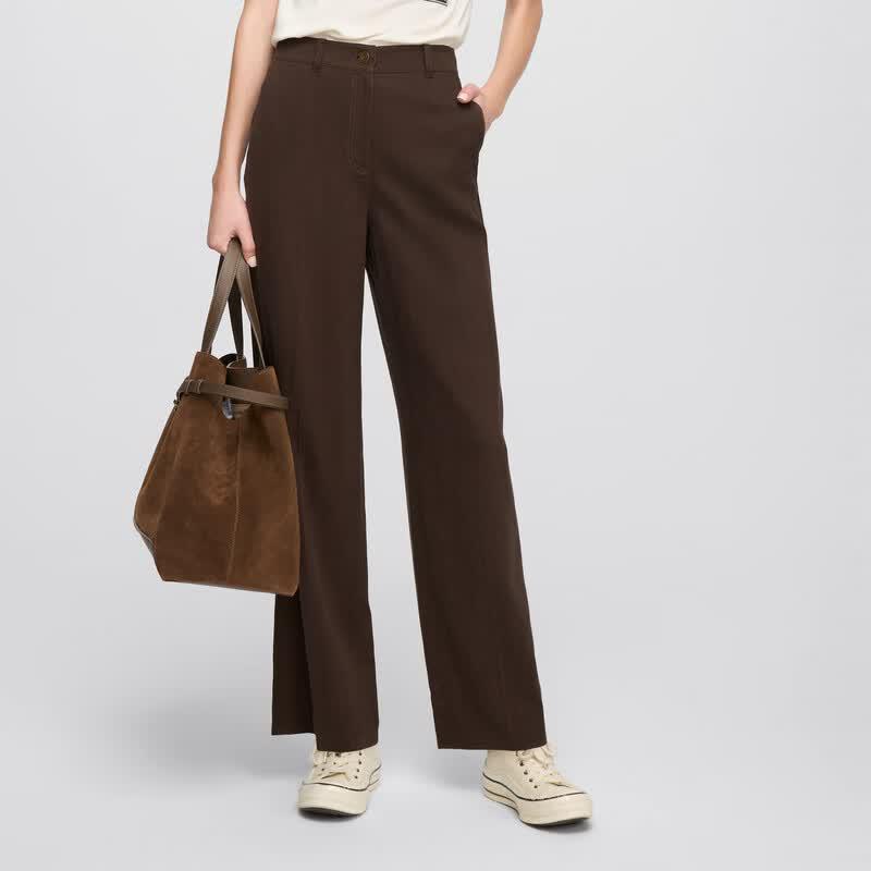 

ELLASSAY Women s Silk Twill Pants M