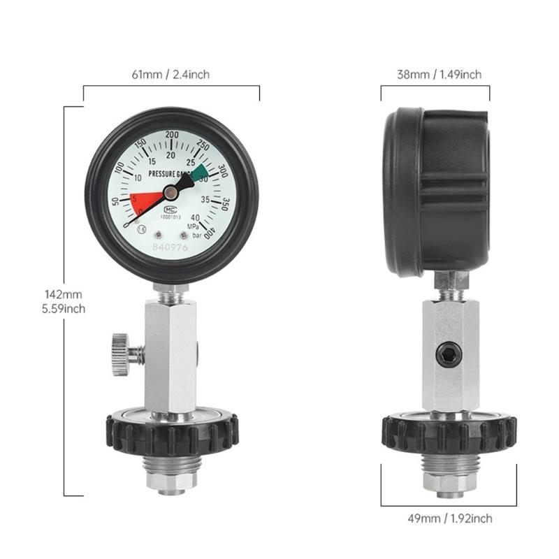 Upgraded Pressures Gauges Replacement Diving Pressures Gauges Diving Cylinder for Diving Equipment