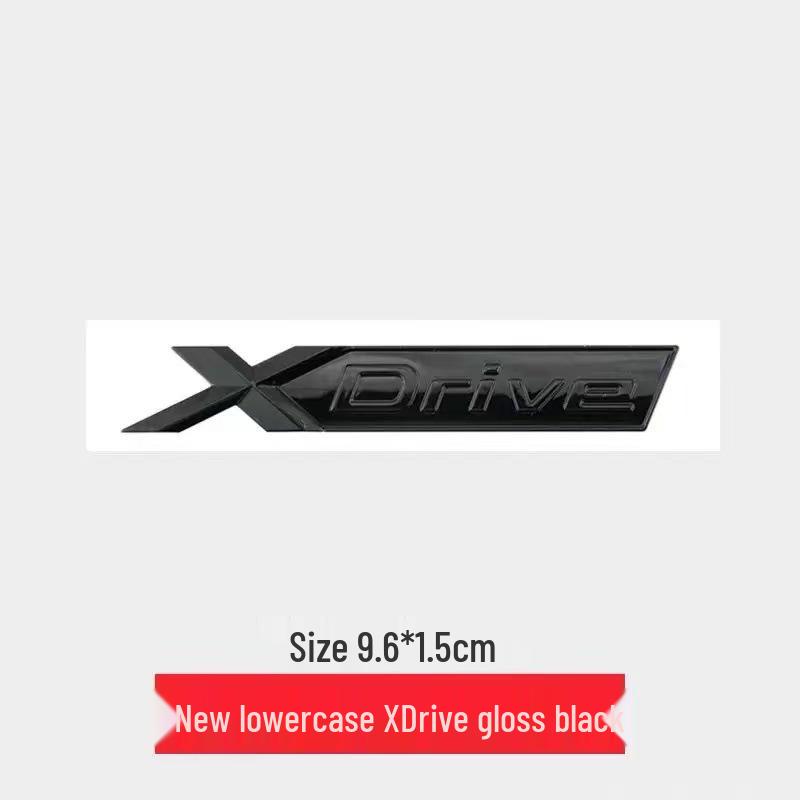 Compatible BMW XDrive/SDrive Tail Badge Sticker for 3, 5, 7 Series