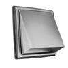 Wall Vent Exhaust Cover 304 Stainless Steel Dryer Hooded Wall Vent Exhaust Hood with Mesh Screen Damper for Dryer Vent