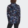 Adidas CNY Own The Run Soft Shell Floral Print Hooded Sports Jacket Women Jacket Multicolor GE5831