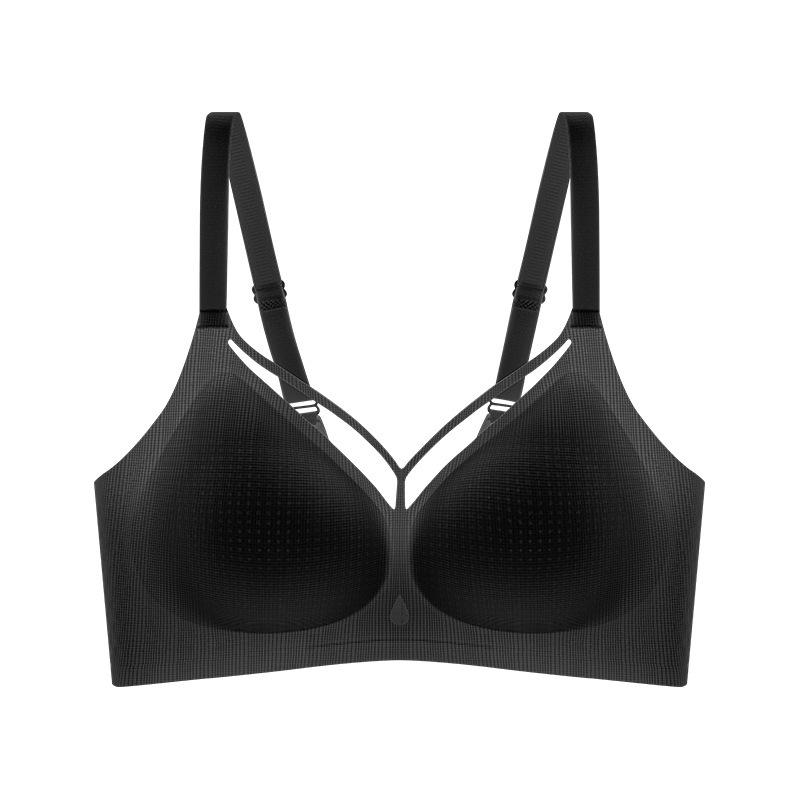 Women's Wire-Free Breathable Seamless Lingerie: Ultra-Thin Cool-Feel Bra for Small Chests, Summer Style