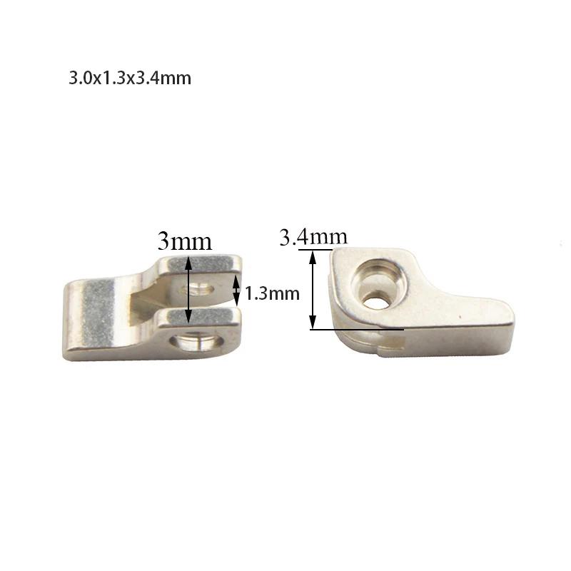 20pcs/10pairs 3mm width Glasses two teeth hinge eyeglasses repair hinge accessories