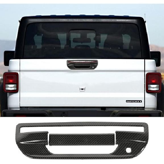 Tailgate Handle Bowl Decor Shells Cover Trim Protector for Jeep Gladiator JT 18+