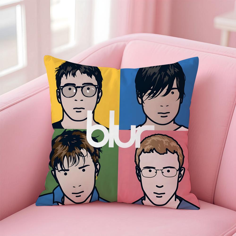 Blur Band Sänger Cool Kissenbezug Bequem Wendbarer Kissenbezug Ideal für Auto Sofa Schlafzimmer & Mehr