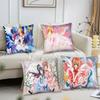 Anime Cardcaptor Sakura Pillow Case Square Pillow Bedroom Sofa Leisure Comfort Cushion Car Living Room Home Decoration
