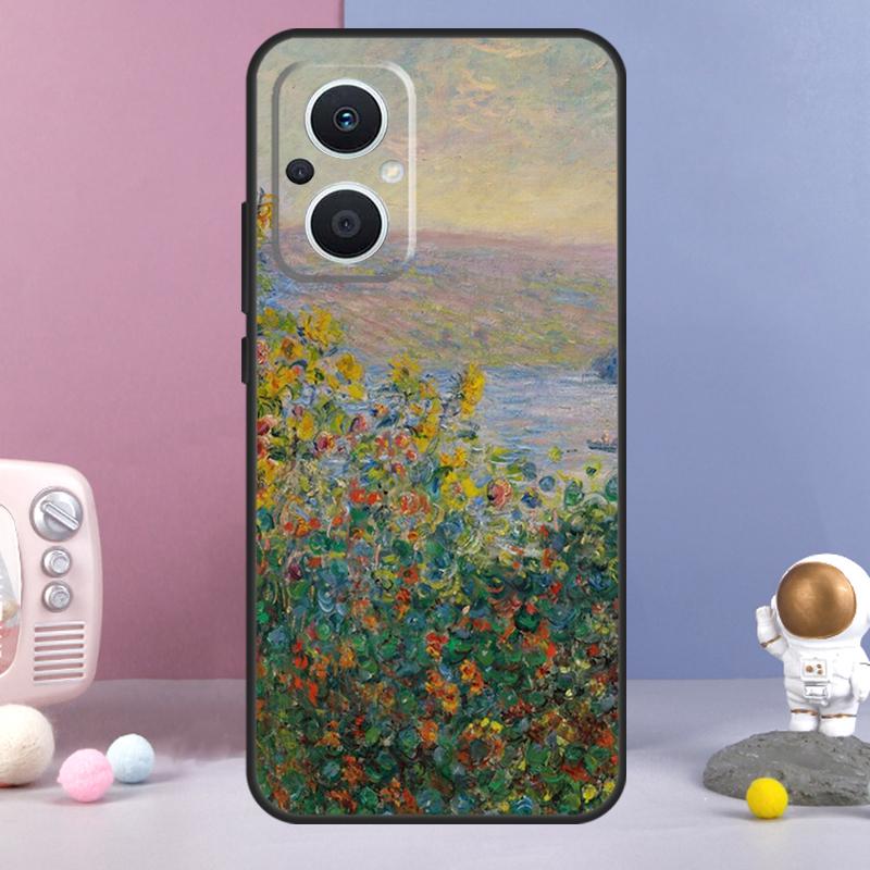 Flower Plant Art Funda For OPPO Reno 11 F 12F 13F 14F 10 12 13 14 Pro 7 8 Lite OPPO Find X9 X6 X5 X8 Pro Case