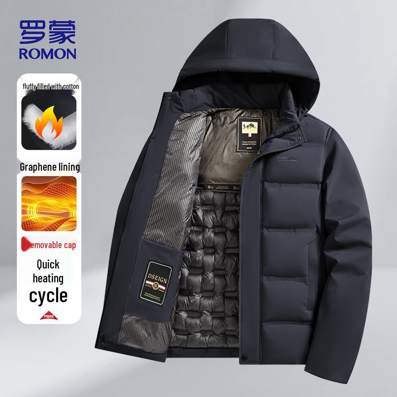 

Romon Men s Graphene Thermal Padded Jacket Model 2577 3XL