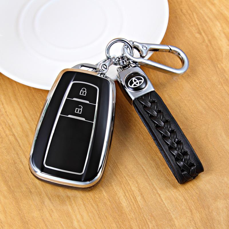 Wilanda Luxury Key Cover with Dedicated Buckle for 2022 Toyota Wilanda - Car Interior Decoration