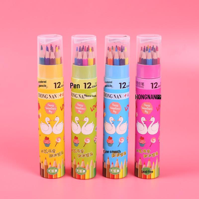 Erasable Oil-Based Colored Pencils Set - 48 Hand-Painted Shades for Students & Kids