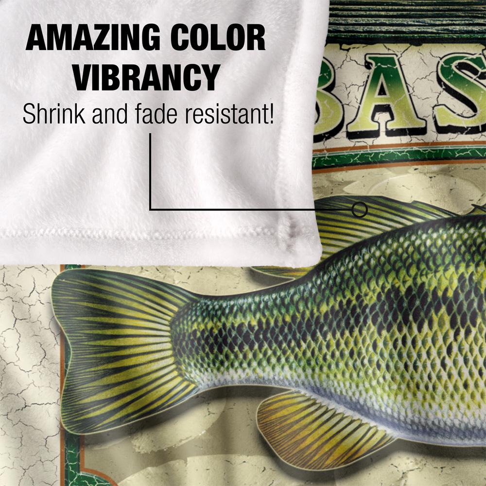 JQ Licensing Old Bass Lodge Silky Sign Supersoft Blanket