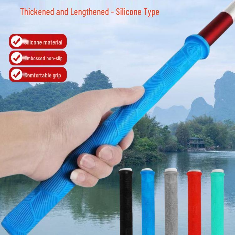 Silicone Non-Slip Fishing Rod Handle Grip Sleeve