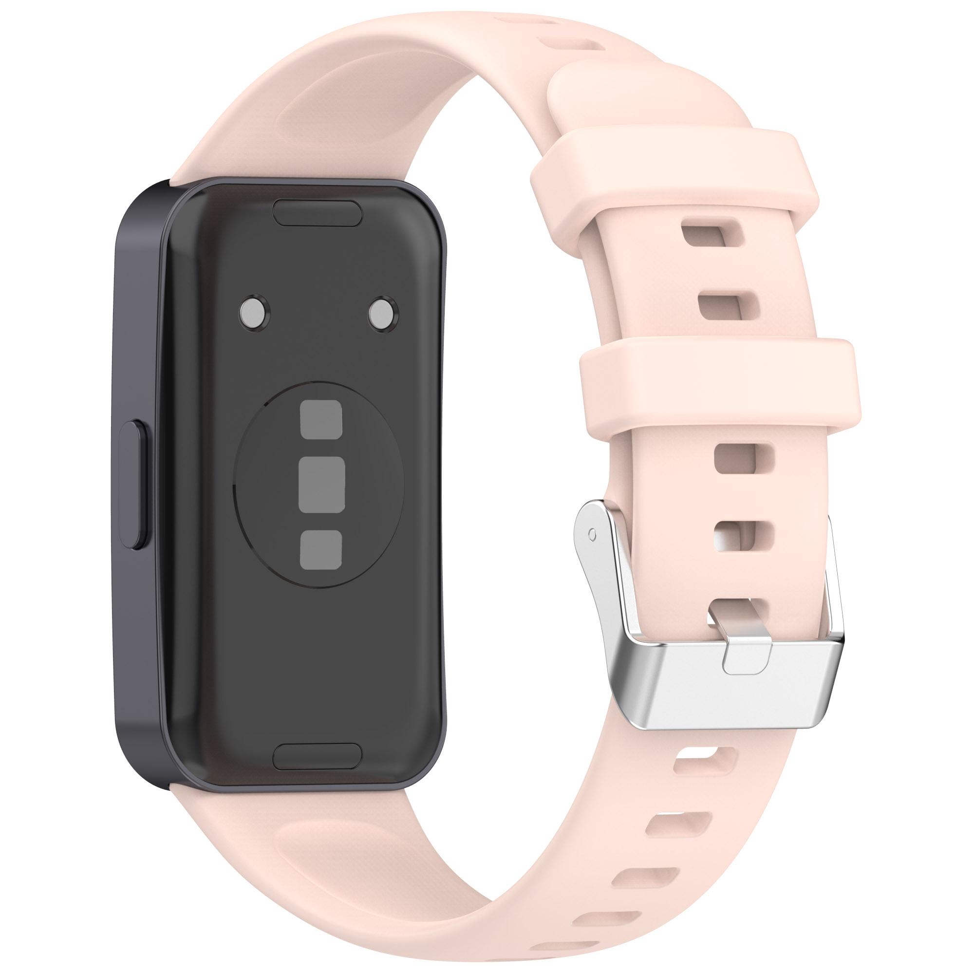 

Силіконовий ремінець для годинника для Huawei Band 10 NFC/10/9 NFC/9/8 NFC/8 Високоякісний змінний ремінець Light Pink