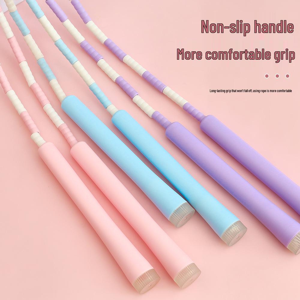 Adjustable Bamboo Jump Rope for Kids - Ideal for School, Kindergarten, Competitions, and Beginners
