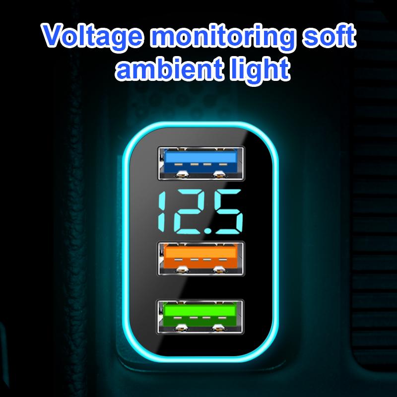 SEAMETAL Car Charger Fast Charging DC12V 24V USB Auto Charger QC3.0 PD Super Fast Charging Phone For Iphone Huawei Xiaomi OPPO