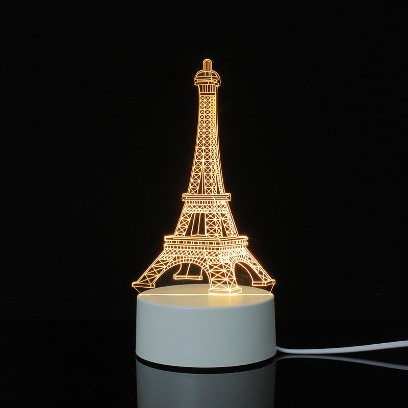 3D Cartoon Night Light: Custom Acrylic Bedside Lamp for Atmosphere & Gifts